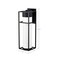 Nuvo Ledges 10W LED Large Wall Lantern - Matte Black / White Opal Glass 62/1613 - alternate 5
